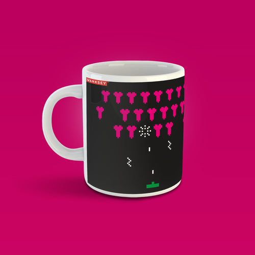 Spunk Invaders Mug x Wanksey